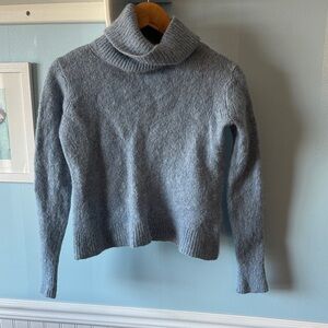 Banana Republic Soft Blue Turtleneck Sweater